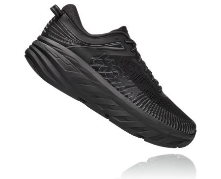 Hoka One One Bondi 7 - Adidasi Alergare Pe Drum Barbati Negrii / Negrii | RO-0dHvZRB